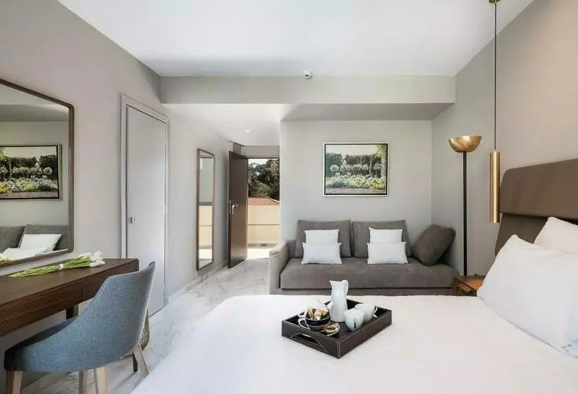 اتاق اساندارد با چشم‌انداز جانبی به دریا, Porto Platanias Beach Luxury Selection - Adults Only