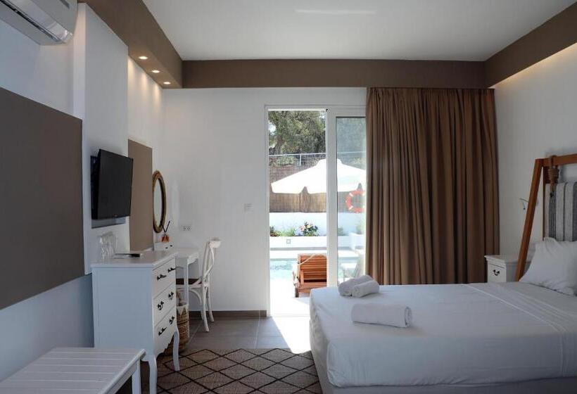 اتاق استاندارد با چشم‌انداز استخر, Lindian Jewel Hotel And Villas