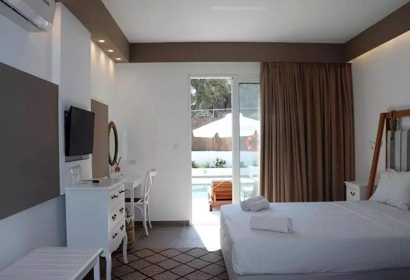 اتاق استاندارد با چشم‌انداز استخر, Lindian Jewel Hotel And Villas