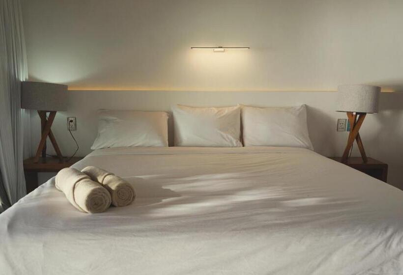 Номер Deluxe Вид на Море Боковой, Kinta Kan Beach Hotel Boutique Playa Del Carmen