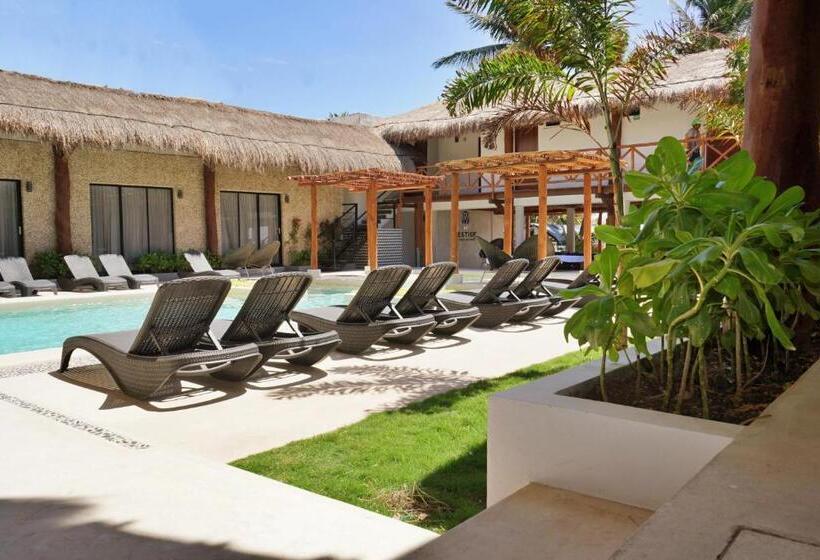 Quarto Deluxe Vista Mar Lateral, Kinta Kan Beach Hotel Boutique Playa Del Carmen