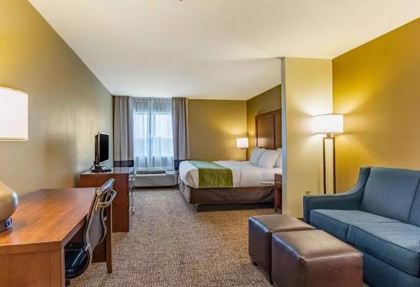 キングサイズベッドのスイートルーム, Comfort Inn & Suites Tuscumbiamuscle Shoals
