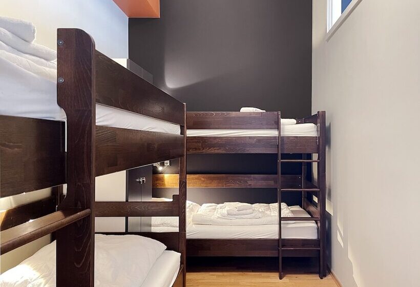 高级家庭房间, Five Elements Hostel Leipzig