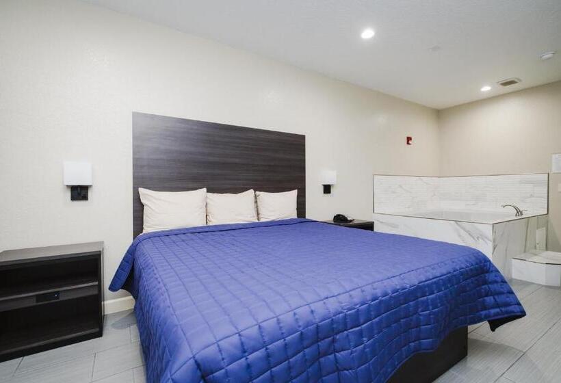 מיטת קינג בסוויטה, Winchester Inn And Suites Humble/iah/north Houston