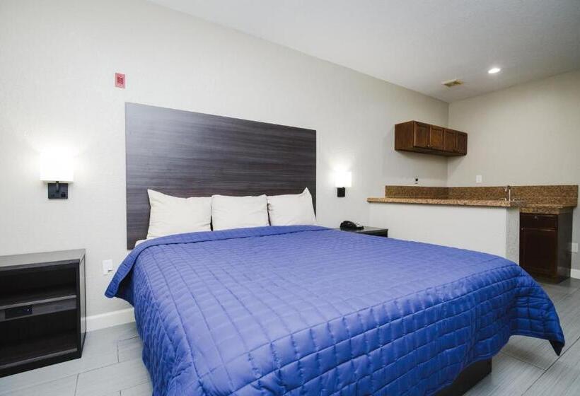 מיטת קינג בסוויטה, Winchester Inn And Suites Humble/iah/north Houston
