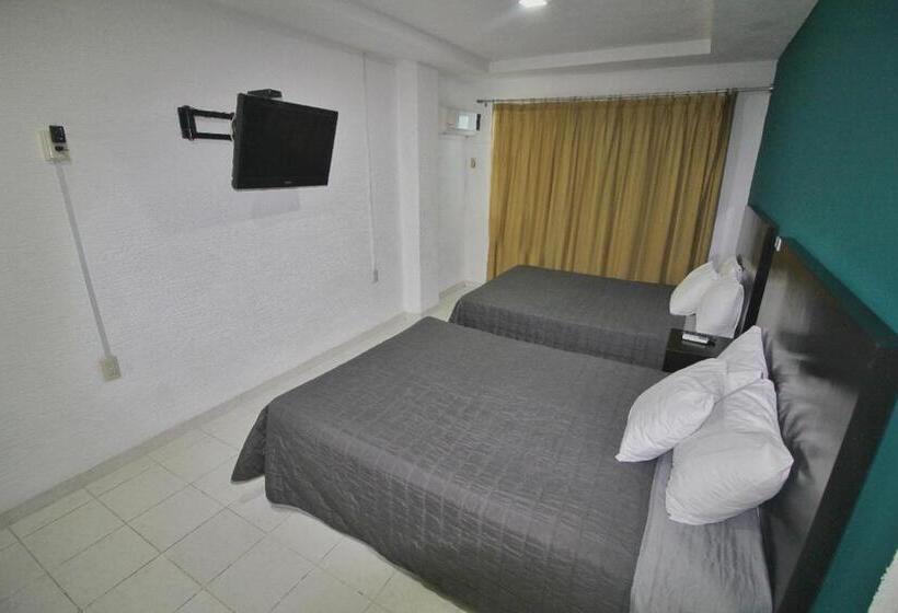 חדר סטנדרט שתי מיטות זוגיות, Ems Hoteles Boca Del Río