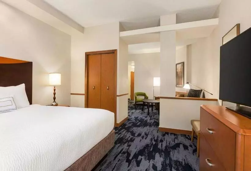 キングサイドベッドのスタンダードワンルーム, Fairfield Inn & Suites Jacksonville West/chaffee Point