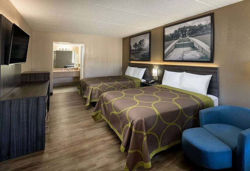 스탠다드 룸 더블 침대 2개, Super 8 By Wyndham Mcdonough Ga