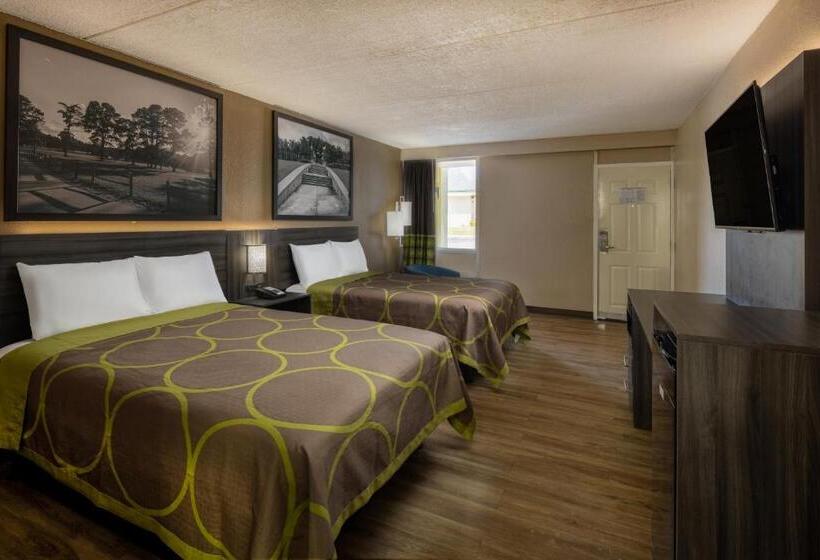 스탠다드 룸 더블 침대 2개, Super 8 By Wyndham Mcdonough Ga