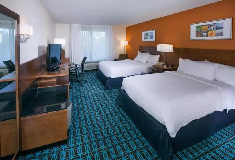 ２ダブルベッドのスタンダードルーム, Fairfield Inn & Suites By Marriott Dover