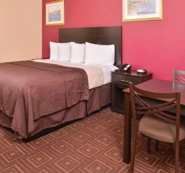 キングサイズベッドのスタンダードルーム, Americas Best Value Inn Baytown