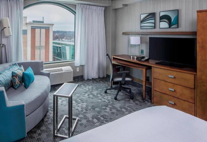 اتاق استاندارد با تخت بزرگ برای معلولان, Courtyard By Marriott Stamford Downtown