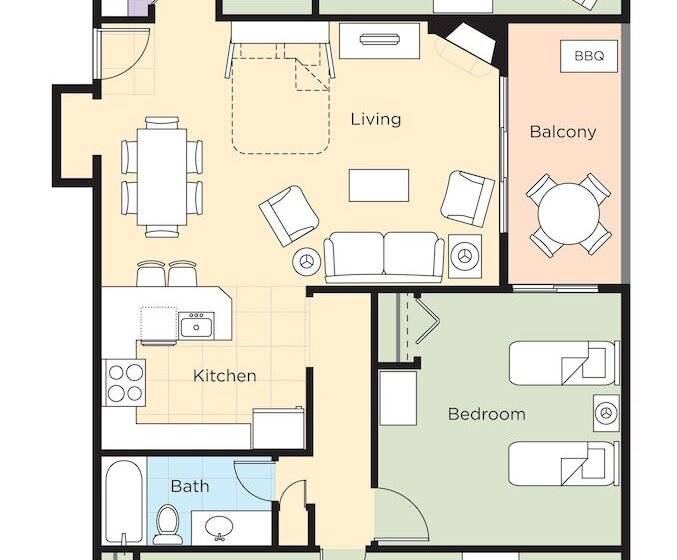 带3个卧室的公寓, Worldmark Grand Lake