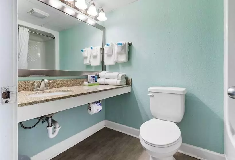 身障者適用ダブルベッド付きスタンダードルーム, Sandcastle Oceanfront Resort South Beach