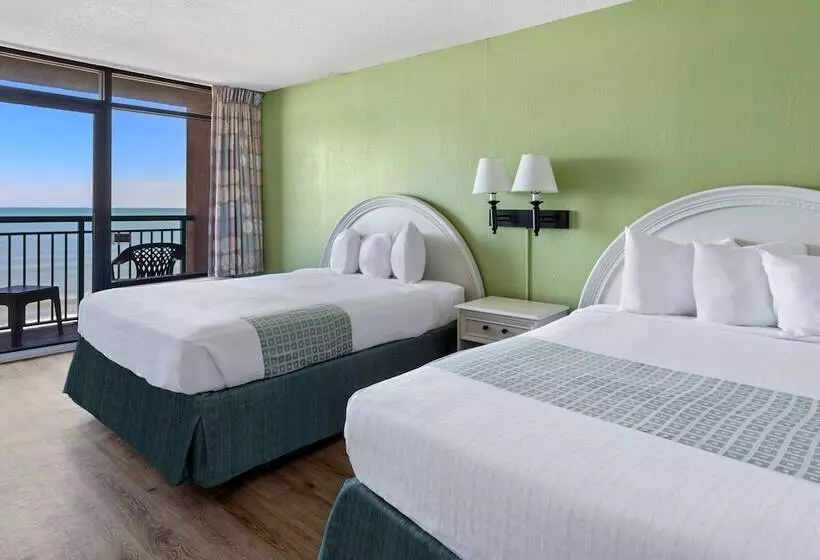 2ダブルベッドのスタンダードルーム, Sandcastle Oceanfront Resort South Beach