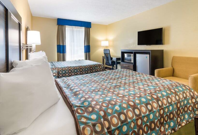 Номер Стандарт 2 Двуспальные Кровати, Americas Best Value Inn Clayton