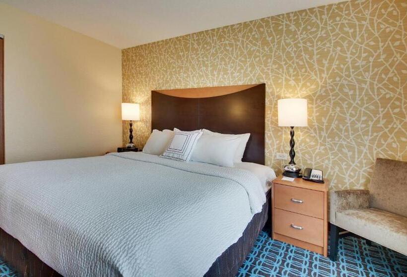 غرفة قياسية سرير كينج, Fairfield Inn & Suites By Marriott Ottawa Starved Rock Area