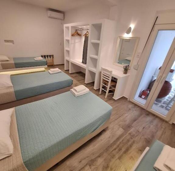 غرفة قياسية رباعية, Alexandra Mykonos Port