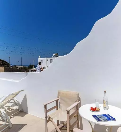 オーシャンビューデラックスルームバルコニー付き, Alexandra Mykonos Port