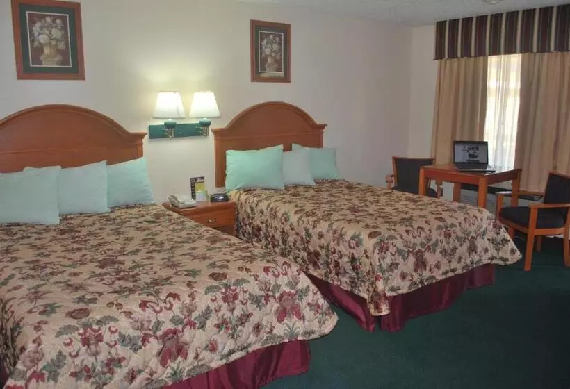 ２ダブルベッドのスタンダードルーム, Americas Best Value Inn Lubbock East
