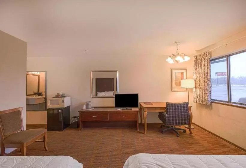 ２ダブルベッドのスタンダードルーム, Harlan Inn And Suites