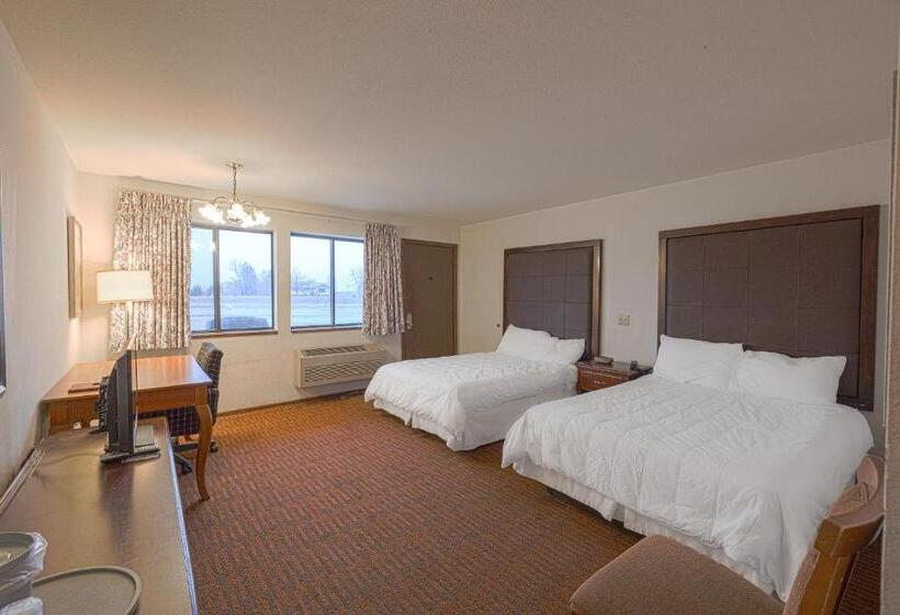 带2个双人床的标准工作室, Harlan Inn And Suites