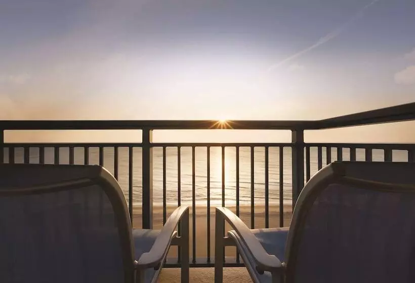 クイーンサイズベッドのスイートルーム, Hyatt House Virginia Beach/oceanfront