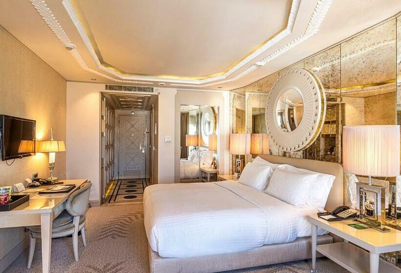 キングサイズベッド、シティビューデラックスルーム, Wyndham Grand Istanbul Kalamış Marina
