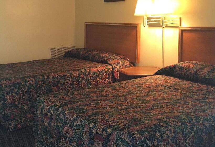 غرفه قياسيه سريرين مزدوجين, Guest House Motel Chanute