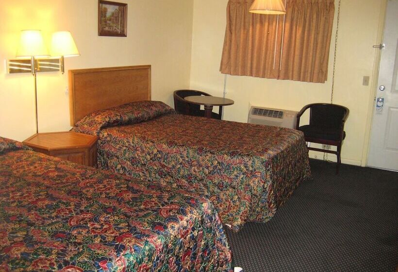 غرفه قياسيه سريرين مزدوجين, Guest House Motel Chanute