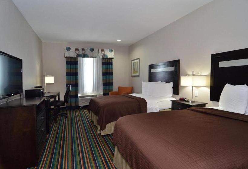 带2个双人床的标准工作室, Quality Inn & Suites Kenedy  Karnes City