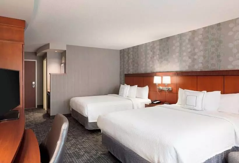２ダブルベッドのスタンダードルーム, Courtyard By Marriott Fort Smith Downtown