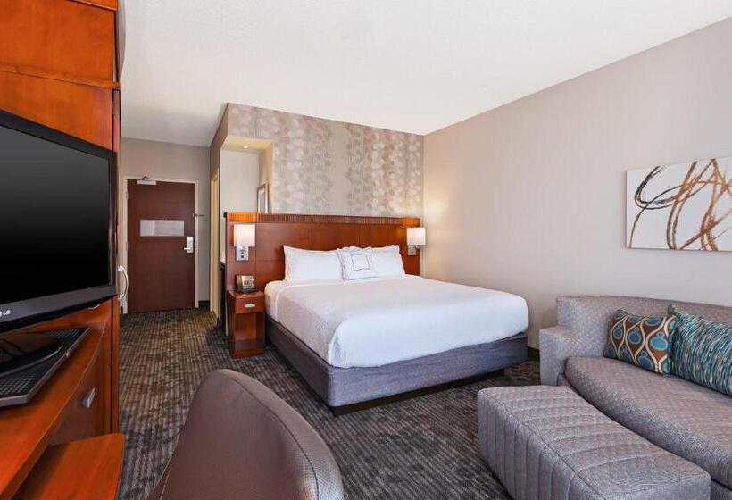 اتاق استاندارد با بالکن, Courtyard By Marriott Fort Smith Downtown