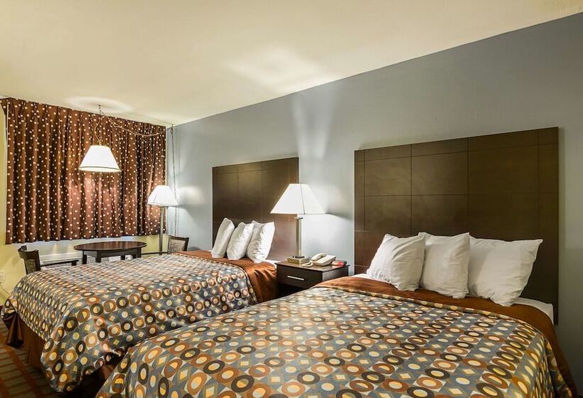 غرفه قياسيه سريرين مزدوجين, Econo Lodge Woodstock  Shenandoah Valley I 81