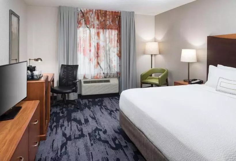 キングサイズベッドのスタンダードルーム, Fairfield Inn & Suites Kansas City Overland Park