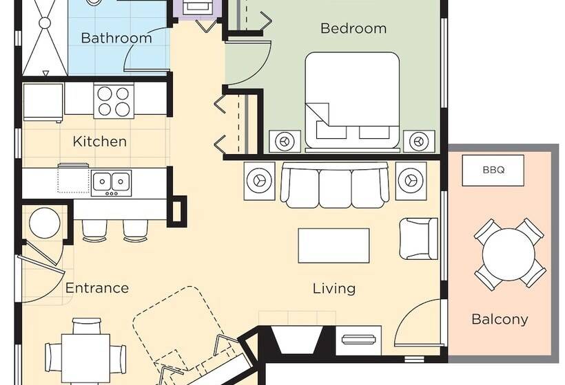 침실 1개 아파트, Worldmark Rancho Vistoso