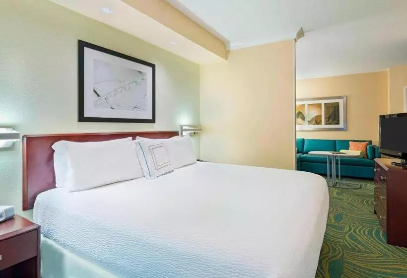 キングサイズベッドのスイートルーム, Springhill Suites Fort Myers Airport