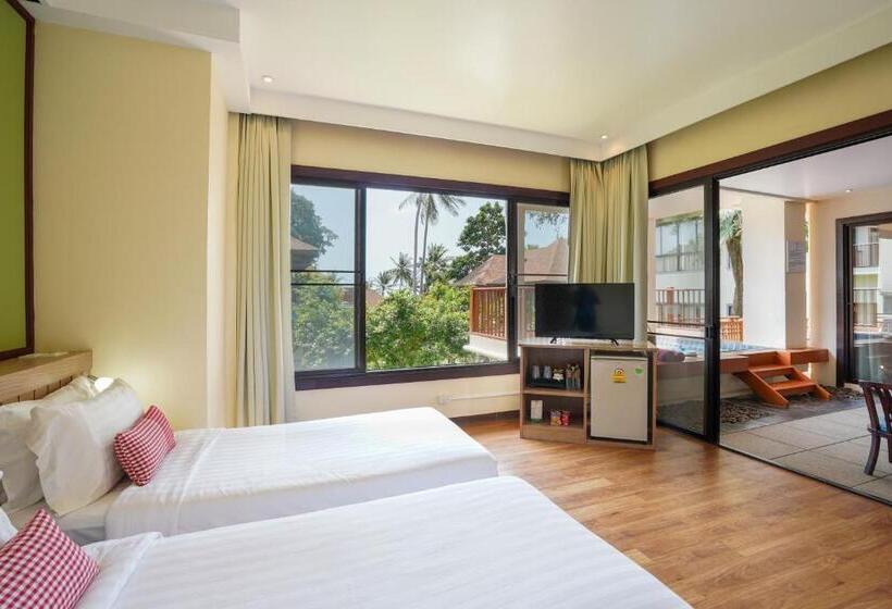 침실 2개 빌라, The Briza Beach Resort, Samui Sha Plus