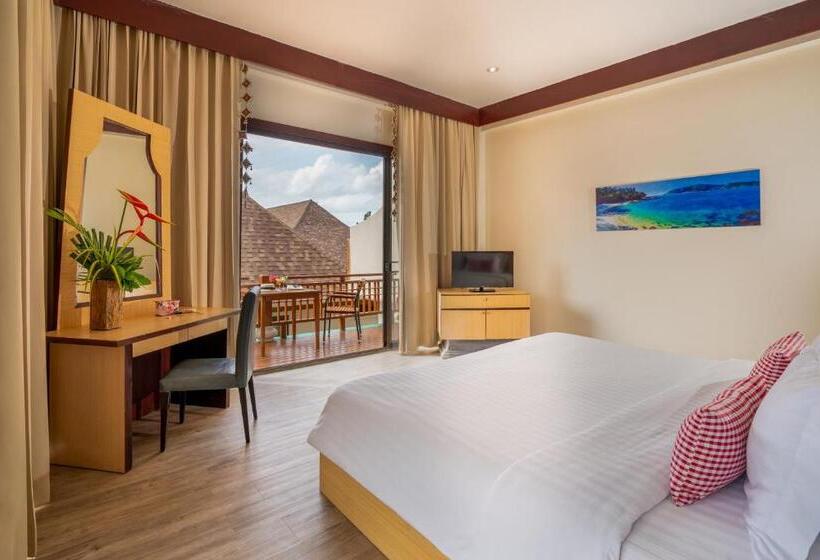 발코니 디럭스 룸, The Briza Beach Resort, Samui Sha Plus