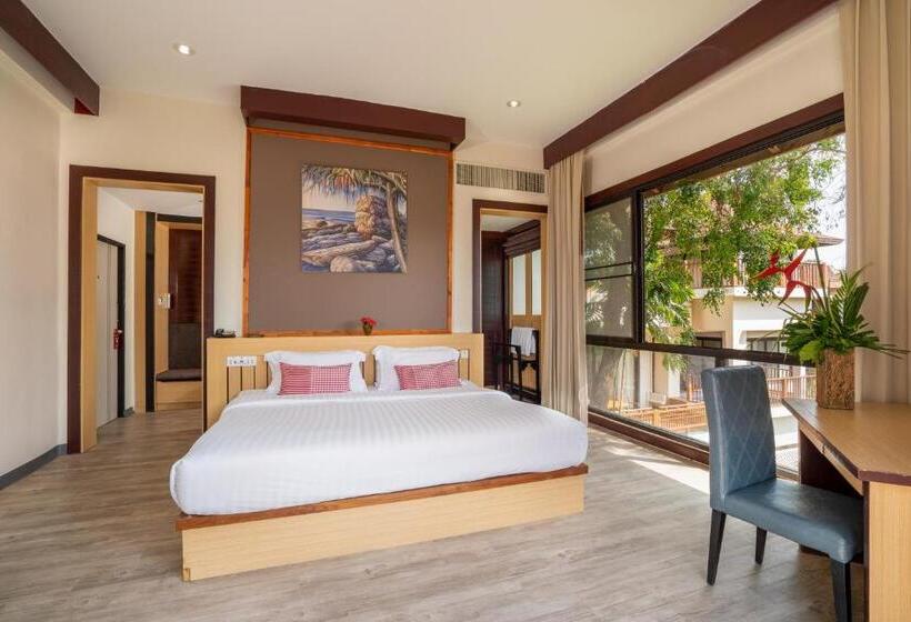 발코니 디럭스 룸, The Briza Beach Resort, Samui Sha Plus