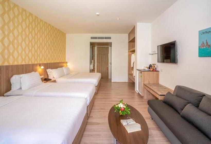 패밀리 룸 가든 전망, The Briza Beach Resort, Samui   Sha Plus