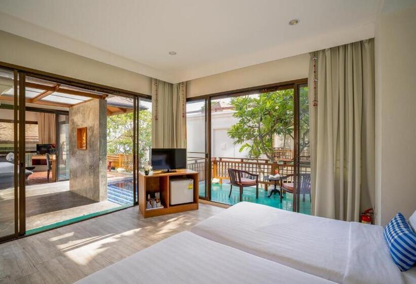 침실 2개 빌라, The Briza Beach Resort, Samui Sha Plus