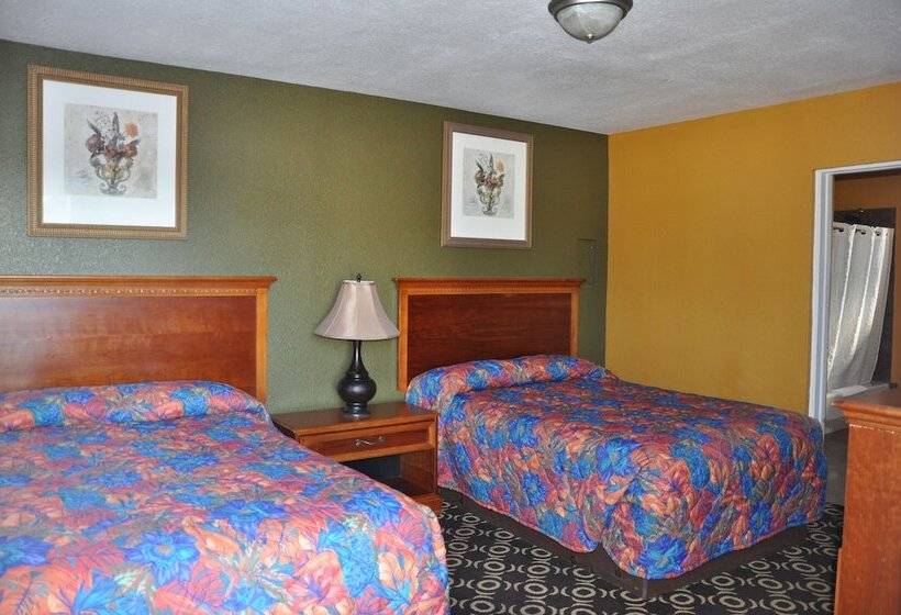 غرفه قياسيه سريرين مزدوجين, Atlantic Economy Inn