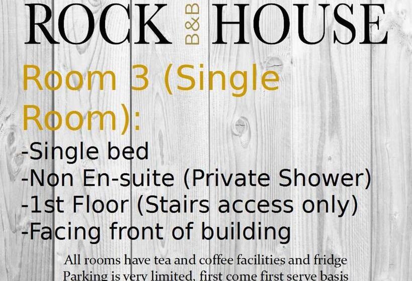 חדר סטנדרד יחיד חדר אמבטיה משותף, Rock House Bed And Breakfast