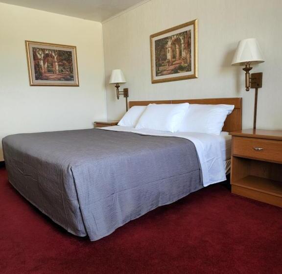 חדר דחוקס עם מיטת קינג, Family Budget Inn Bethany
