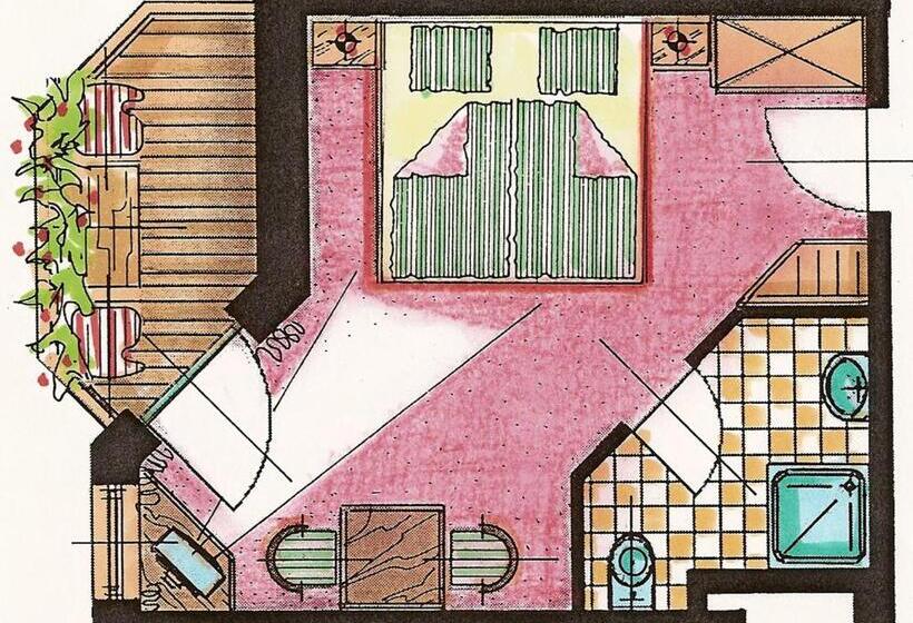 اتاق استاندارد, Naturhotel Outside