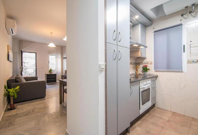 آپارتمان 1 خوابه با چشمانداز استخر, Apartamentos Granata