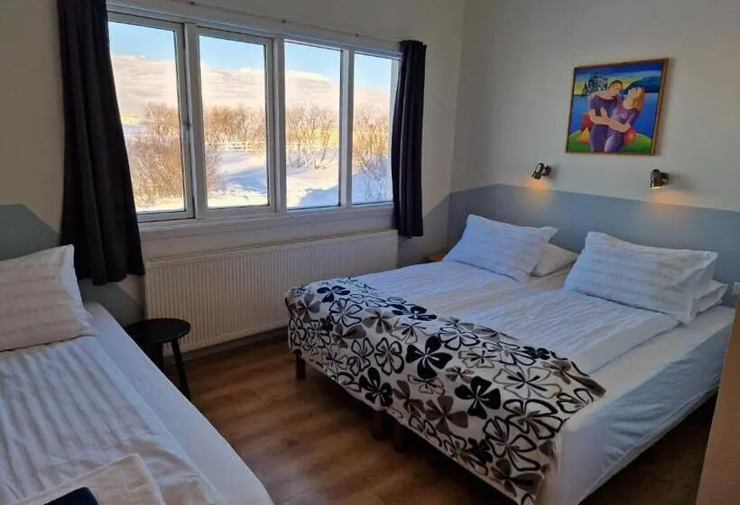 اتاق استاندارد سه نفره, Gauksmýri Guesthouse Lodge