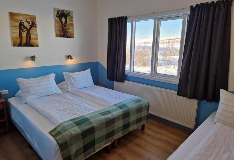 اتاق استاندارد سه نفره, Gauksmýri Guesthouse Lodge