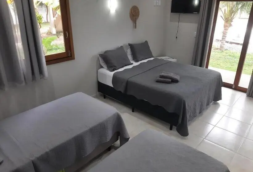 デラックスの4人部屋, Pousada Casa Du Soleil Camocim